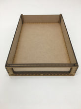 Miniature storage tray with clear acrylic window - 45mm
