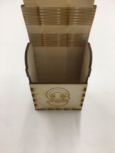 Wooden single deck box with customised engraving