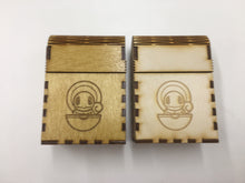 Wooden single deck box with customised engraving