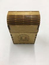 Wooden single deck box with customised engraving