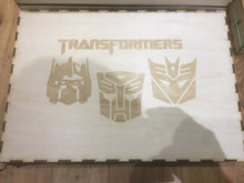 Transformers tcg compatible mega card storage box with customisable engraving