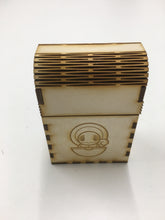 Wooden single deck box with customised engraving