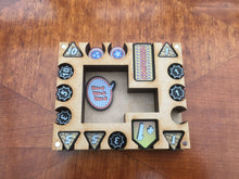 Black matt acrylic Superhero comic style tokens compatible with marvel Champions lcg, full colour.