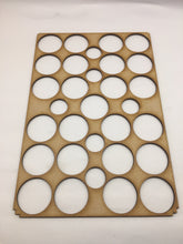 Miniature storage tray insert custom cut service