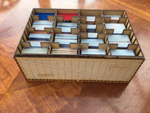 Card games, Card crate stacking trays - various sizes with customisable name plates.