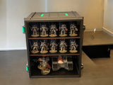 Miniatures storage display carry case medium. Suitable for miniatures like warhammer 40k, bolt action, warmachines etc.
