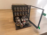 Miniatures storage display carry case medium. Suitable for miniatures like warhammer 40k, bolt action, warmachines etc.