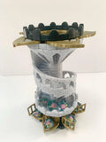 Mechanical dice tower with mechanical dice jail. Beautiful dice tower. Unique gift.