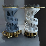 Mechanical dice tower with mechanical dice jail. Beautiful dice tower. Unique gift.