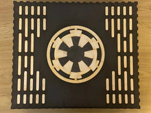 Unique Star Wars unlimited tcg compatible black Mega card storage box - Kallax unit compatible.