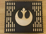 Unique Star Wars unlimited tcg compatible black Mega card storage box - Kallax unit compatible.