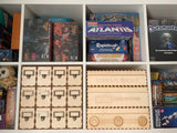 Beautiful 12 drawer card storage unit - Kallax unit compatable - ideal for card game cards, baseball cards, playing cards etc