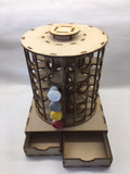 Spinning paint rack - 60 dropper bottle