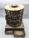 Spinning paint rack - 60 dropper bottle