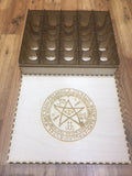 Mega card storage box with customisable engraving - Kallax unit compatible