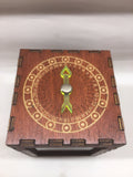 Clear view 2 deck box with life counter - choice of wood finishes