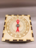 Clear view 2 deck box with life counter - choice of wood finishes