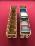 Beautiful 12 drawer card storage unit - Kallax unit compatable - ideal for card game cards, baseball cards, playing cards etc