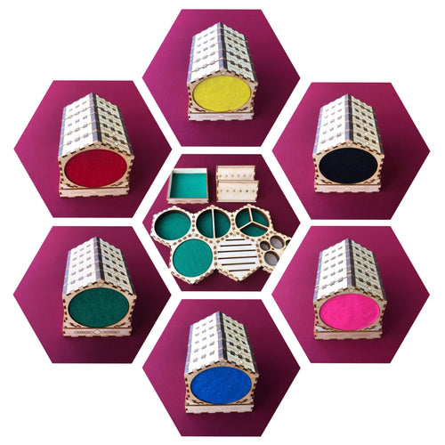 Hexagon Tabletop board game trays