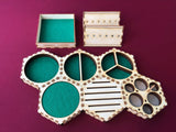 Hexagon Tabletop board game trays