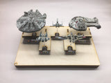 X-wing compatible template tray and tournament tray inc token section - fully magnetised - feldherr size