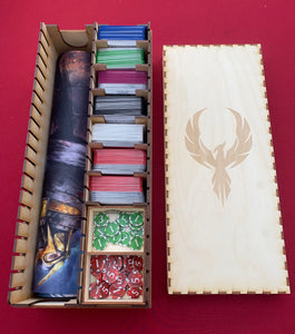 Mini mega card collection box. Kallax cube compatible. Standard cards sleeved/unsleeved