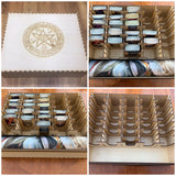 Mega card storage box with customisable engraving - Kallax unit compatible