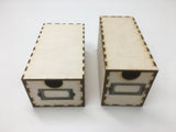 Card storage drawer. Wide or tall.