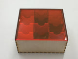 Card collection storage box  with slide top lid