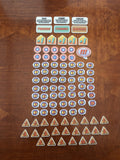 Superhero comic style tokens compatible with marvel Champions lcg, double sided, full colour.