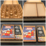 Mega card storage box with customisable engraving - Kallax unit compatible