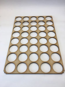 Miniature storage tray 30mm circle insert