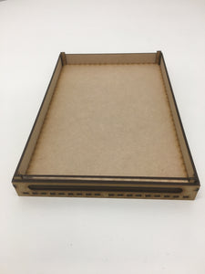 Miniature storage tray with clear acrylic window - 25mm