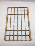 Miniature storage tray insert with flames of war small base sized cut outs