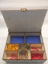 Keyforge inspired storage/tournament box  with customised engraving