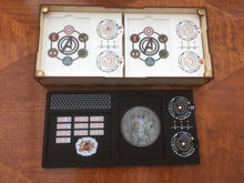 Superhero/villian sci fi dial dashboards compatible with Marvel champions lcg. Full colour printed 3mm acrylic