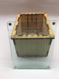 Glass look acrylic top - deck and token boxes