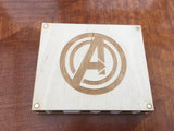 Superhero comic style tokens compatible with marvel Champions lcg, double sided, full colour.