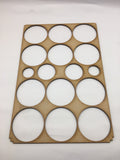 Miniature storage tray 60mm circle insert