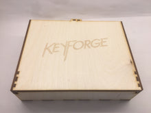 Keyforge inspired storage/tournament box  with customised engraving