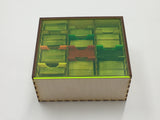 Card collection storage box  with slide top lid