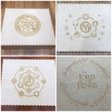 Mega card storage box with customisable engraving - Kallax unit compatible