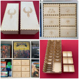 Mini mega card collection box. Kallax cube compatible. Standard cards sleeved/unsleeved