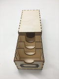 Card storage drawer. Wide or tall.