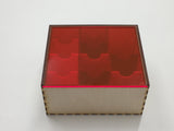 Card collection storage box  with slide top lid