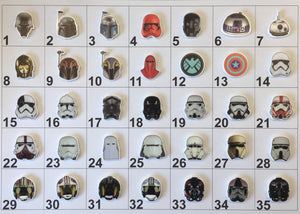 Star Wars Destiny compatible token set. Full colour, double sided wound, choose your own shield tokens.