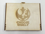 Star wars destiny 24 dice tournament tray storage box  with customised engraving