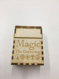 Wooden single deck box with customised engraving