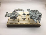 X-wing compatible template tray and tournament tray inc token section - fully magnetised - feldherr size