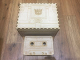 Transformers tcg compatible collection box with customisable engraving